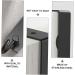 Housoutil Stainless 4 Pcs Door Hook Wall Mounted Clothes Hanger Hooks for Hats Towel Hanger Door Hanger Porch Cloth Hook - Buy Online on GoSupps.com