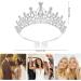 Crystal Silver Tiaras and Crowns for Women - Elegant Hair Accessories for Wedding and Birthday Celebrations - Buy Online on GoSupps.com