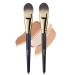 Beili foundation brush flat top brush brush fluessig make up flat foundation brush concealer brush contouring brush make-up brush for creamy powdery or liquid foundation-2 pieces blue+black