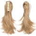 Ponytail Hair Extension 11-12 Inch - Clip In Adjustable Curly Wavy Synthetic Hair for Women - International Shipping Available - Buy Online on GoSupps.com