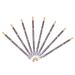 MUSISALY 8pcs Eyebrow Makeup Pencil Wooden Waterproof Eyebrow Pencils Makeup Pencils 1 count (Pack of 1) Coffee