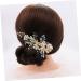 FRCOLOR Wedding wedding zircon Miss side clip headgear pearl pearl clips for hair hair clips Mori Department hair barrettes bridal hairpin crystal Crystal - Buy Online on GoSupps.com