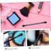 SOESFOUFU 30pcs Double Ended Eyeshadow Brush Makeup Blending Sponge Blush Stick Eye Makeup Wooden Handle Black - Buy Online on GoSupps.com