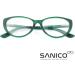 Stylish CAT-Eye Reading Glasses for Women - Sanico Andes Green 2.5 Dioptries | International Shipping Available - Buy Online on GoSupps.com