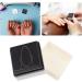 Lurrose Nail Dyhadrator Silicone Stamps Manicure Stamper Nail Salon Nail Painting Practice Stamper Salon Nail Art Painting Seal Manicurist 3.6x3.6cm White 2 - Buy Online on GoSupps.com