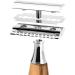 M HLE Vivo Shaving Set - Safety Razor & Pure Badger Hair Brush with Olive Wood Handle - Premium International Shipping - Buy Online on GoSupps.com