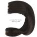 Purchase Salted Real Hair Extensions - 55cm 110g Natural Black Tresses for Sew-In | Premium Quality Hair Wefts - Buy Online on GoSupps.com