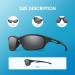Shop Duduma Polarized Men's Sunglasses - UV400 Sports Glasses for Fishing & Biking - TR90 Lightweight Frame - Buy Online on GoSupps.com