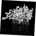 DOITOOL Bridal Hair Side Comb Combs for Women Hair Accessories for Women Crystal Headpiece Hair Teasing Comb Women Hair Accessories Tiara Women Hair Clip Bride Hair Plug Bow Tie - Buy Online on GoSupps.com