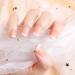 240 Pcs Short False Nails Acrylic Full Cover Nails in Simple Case - 12 Sizes, Natural French Design (240Pcs) - Buy Online on GoSupps.com