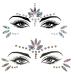 Mermaid Face Gems Stick Jewels for Women Cosplay Mermaid Halloween Club Costume Face Gems Sticker on Rave Party Gift for Kids Costume Temporary Tattoos Festival Outfit