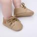 Baby First Walking Shoes: PU Leather Flats, Non-Slip Soles | 0-18 Months, Beige - Unisex - Buy Online on GoSupps.com