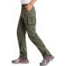 JOMLUN Boys Fleece Lined Hiking Pants - Waterproof & Windproof Kids Cargo Insulated Pant - Winter Green 14-16 Years - Buy Online on GoSupps.com