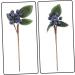 Zerodeko 15 Pcs Artificial Berry Cuttings Artificial Berry Stem Decoration Fake Berry Faux Greenery Garland Faux Floral Artificial Berry Picks Blue Decorations Plant Iron Branch Christmas Dark Bluex3pcs 18X7.5X3CMx3pcs - Buy Online on GoSupps.com