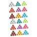VANZACK 200 Pcs Pigeon Foot Ring Dove Foot Ring Quail Duck Bands Aluminum Plastic Poultry Reagent Test Kit 1.1x0.8cmx2pcs Random Colorx2pcs