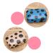 Homsfou 2st glasses case for contact lenses Double glasses case for women contact lens applicator Contact lens dispenser LINSENETUI lens container Colored contact lenses Container Set