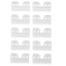 BEAUY 10Pcs/Lot Replaceable Ceramic 18 Teeth Pet Ceramic Clipper Cutting Blade for Oster A5 Series