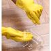 Buy Long Rubber Household Gloves Reusable Cleaning & Garden Gloves (Yellow M) for Car Wash & Work - Buy Online on GoSupps.com