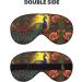 Peacock Flowers Eye Mask - Soft Adjustable Sleep Mask for Men & Women - Comfort & Style for Nighttime Relaxation - Buy Online on GoSupps.com
