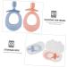 Frcolor Silicone Toddler Toothbrush Set - 2 Pack Kids Oral Care - Safe & Soft Silicone Dental Toys for Children - Buy Online on GoSupps.com