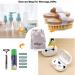 Ithyes 2PCS Dry Brushing Body Brush Set - Natural Bristle Exfoliating Bath Brushes for Skin Renewal, Cellulite Reduction, and Lymphatic Function Improvement - Buy Online on GoSupps.com