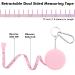 Edtape 2PCS Body Measuring Tape Set 72 Inch/1.8M Pink Keychain Retractable Soft Measure Tape for Sewing Fabric Tailor Craft - Dual Sided for Accurate Measurement - Buy Online on GoSupps.com