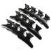 12 Black Hair Clips - Pro Salon Hair Clip Clamps & Hairpins for Hairdressing | International Shipping - Buy Online on GoSupps.com