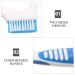 Buy Healvian Prosthesis Brush 2 Sets of Prosthesis Toothbrushes & Mini Cleaner for Effective Prosthesis Care | International Shipping Available - Buy Online on GoSupps.com