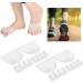 Natudeco 2 Set Toe Separator Corrector Straightener Silicone Toe Thumb Valgus Orthosis for Overlapping Toes and Restore Toes - Buy Online on GoSupps.com