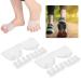 AYNEFY Silicone Bunion Orthosis - Strength Training Thumb Valgus Corrector | Transparent Bunion Relief - Buy Online on GoSupps.com