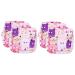 Healeved 4 pieces Aunt's towel-storage bag coin bags shopping bag fabric pad-wet bag tampon holder bag period Pad tampon bag mini breastfeeding pad nylon Miss like shown