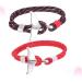 BESPORTBLE 2pcs Ocean Couple Wrist Band Matching Bracelets for Couples Ocean Anchor Bracelet Coastal Bracelets Hand Rope Bracelet Coastal Friend Bracelets Christmas Women's Rope Twine Lovers - Buy Online on GoSupps.com