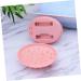 Partykindom 3-in-1 Shower Hairbrush & Scalp Massager for Hair Growth - Pink Shampoo Brush with Automatic Massage Function - Buy Online on GoSupps.com