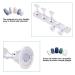 Magnetic Nail Art Practice Stand - 5 Piece Manicure Holder & Tip Display for Perfect Nail Designs - Buy Online on GoSupps.com