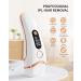IPL Hair Removal Device for Men & Women - 999 900 Pulses 3 Functions (HR/SC/RA) 9 Energy Levels - Painless Laser Hair Removal for Body Face & Bikini - White - Buy Online on GoSupps.com