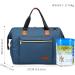 SONARIN Baby Nappy Changing Bag | Insulated Pocket, Waterproof, Large Capacity | Stylish & Durable Blue Satchel - Buy Online on GoSupps.com