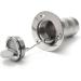 1-1/2 Boat Gas/Fuel Deck Fill with Keyless Cap - Marine Mirror Polished 316 Stainless Steel Hardware - Buy Online on GoSupps.com