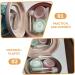 Buy Gatuida Small Plastic Contact Lens Case with Mirror - 2 Sets Makeup Lens Holder - Ideal for Travel & Storage - Buy Online on GoSupps.com