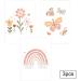 Encuryna 3 Set Poster f r Kinderzimmer 40x30 cm Regenbogen Schmetterlinge & Blumen Wandbilder ohne Rahmen Dekoration f r Baby- und M dchenzimmer - Buy Online on GoSupps.com
