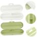 Tovinanna Travel Toothbrush Case - 2 Piece Portable Electric Toothbrush Box Outdoor Etui Toothbrush Container for International Shipping - Buy Online on GoSupps.com