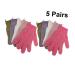 Healeved 5 Pairs Body Scrub Exfoliator Gloves - Double-Sided Bath Mitts & Loofah for Exfoliating & Cleansing - Ideal Back Sponge & Shower Towel for Soft Skin - Buy Online on GoSupps.com