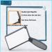 Handheld Square Glass with 2.5X 4X Magnification for Children Old Man Reading Magnifier Stamps Jewelery Identification Tool Made in China - Buy Online on GoSupps.com