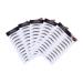 Didiseaon 5pcs Eyebrow Stickers Best Eyebrow Transfers Imitation Eyebrow Sticker 6 Proof Template