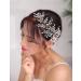 Deniferymakeup Silver Bride Crystal Wedding Hair Vine Bridal Hair Piece Rhinestone Hair Accessories for Women for Women and Girls - Buy Online on GoSupps.com