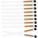 FOMIYES 50 Pcs Makeup Brush Makeup Eyeshadow Brush Eye Shadow Brush for Makeup White Wooden Handle 17.50X1.00X1.00CMx5pcs Whitex5pcs - Buy Online on GoSupps.com