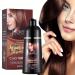 500ML-3-in-1 Argan Oil Hair Color Shampoo for Gray Hair Hair Dye Shampoo Light Brown Brown Instant Dye Shampoo for Women & Men