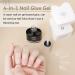 Modelones 4 in 1 Nail Glue Set | Brush On Gel | Rhinestone False Nails Base Gel | Nail Art Kit for Acrylic Nails | UV Lamp Needed | 15ml - 2PCS - Buy Online on GoSupps.com