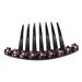 Ipetboom 1pc Teasing Combs for Women Hair Clips French Hair Comb Crystal Hair Side Comb Hair Combs for Women Wide Tooth Comb Clips Black Side Combs Girl Hair Accessories Miss Rhinestones