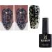 Bluesky BLACK GLITTER HOLOGRAPHIC SP04 ROCK CHICK Nail Gel Polish UV LED Soak Off - Buy Online on GoSupps.com