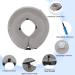 NASJAC Inflatable Pet Hinges & Adjustable Dog Collar - Leak Protection Quick Lock Comfort for Post-Op Recovery Gray - Buy Online on GoSupps.com